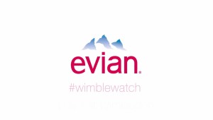 #wimblewatch_ evian bringing a new spin to Wimbledon_Sponsor logo_Sport Sponsorship Award