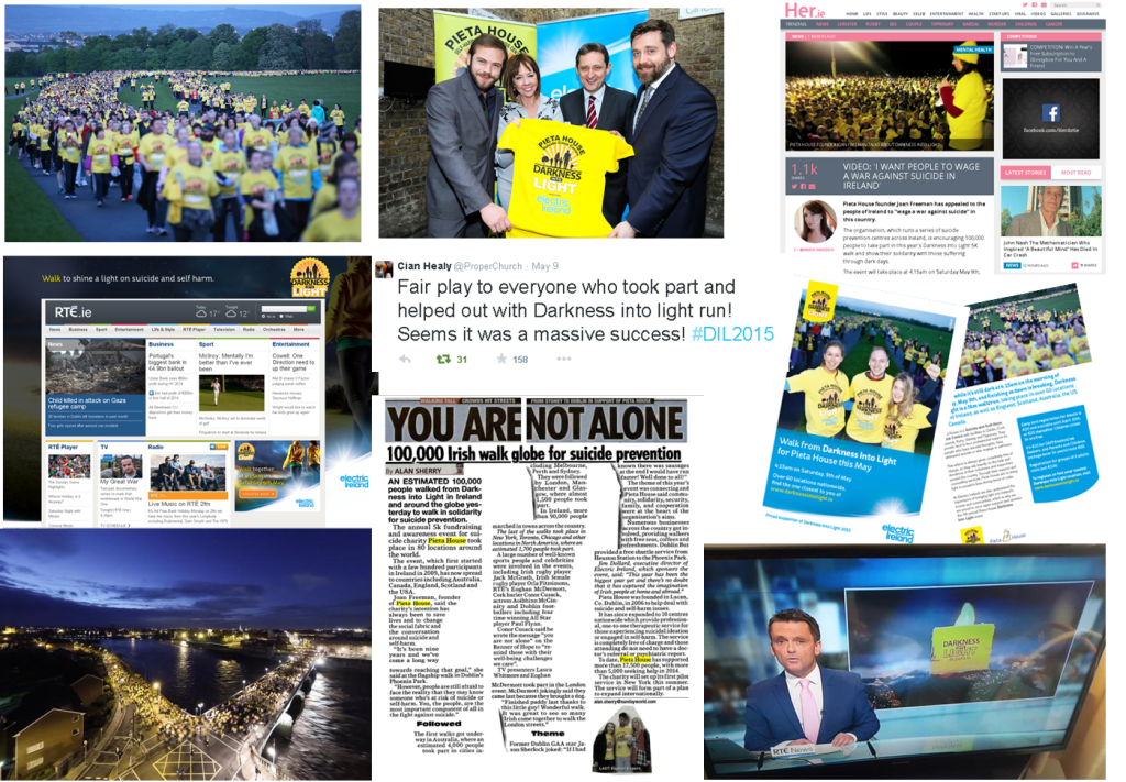 Darkness into Light sponsored by Electric Ireland European