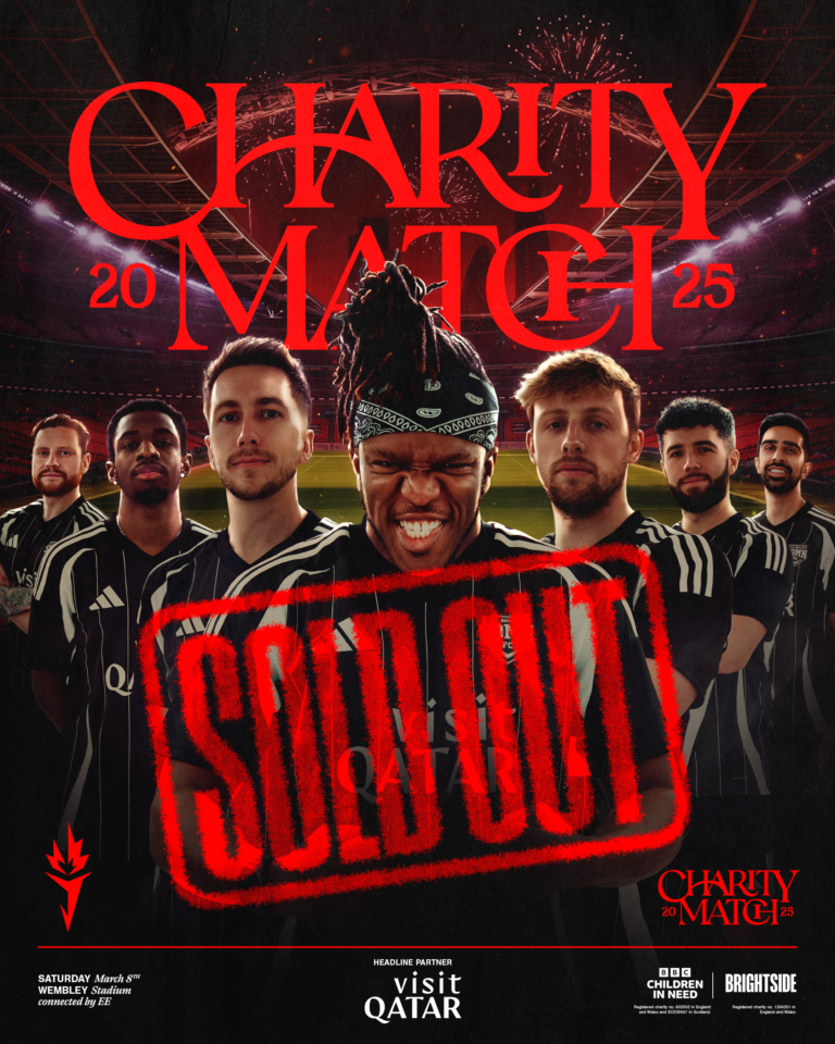 The Sidemen Sell Out Wembley Stadium for Charity Football Match